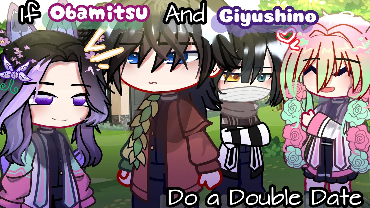 If Giyushino and Obamitsu Do a Double Date ||Giyushino🦋🌊 & Obamitsu🐍🍡||