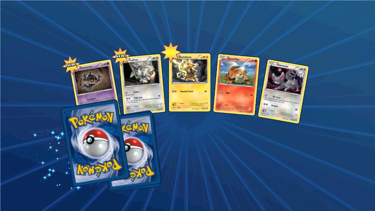 Unboxing: XY BreakPoint booster pack. | Pokemon Trading Card Game Online