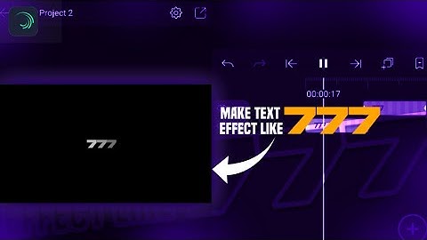 How to make text effect like 777 in Alight Motion | Alight Motion tutorial 🔥🔥