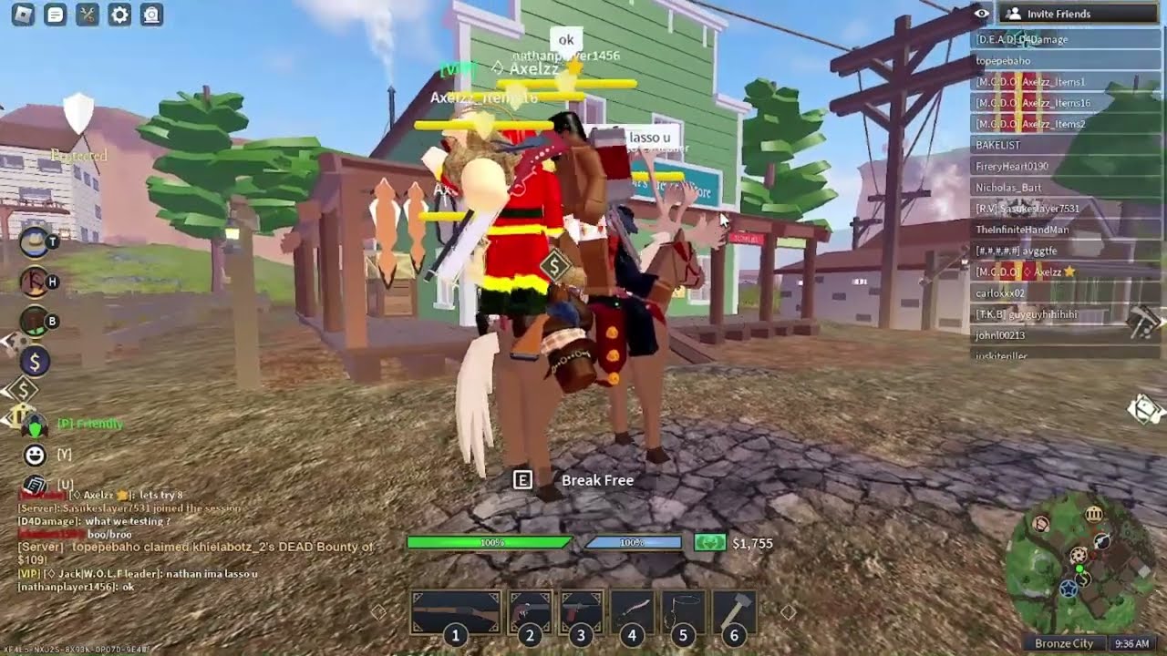 Wild West Gameplay | Roblox | Axelzz!