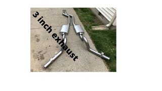 The new Pypes exhaust system installed on the Buick Grand National (Mamba)
