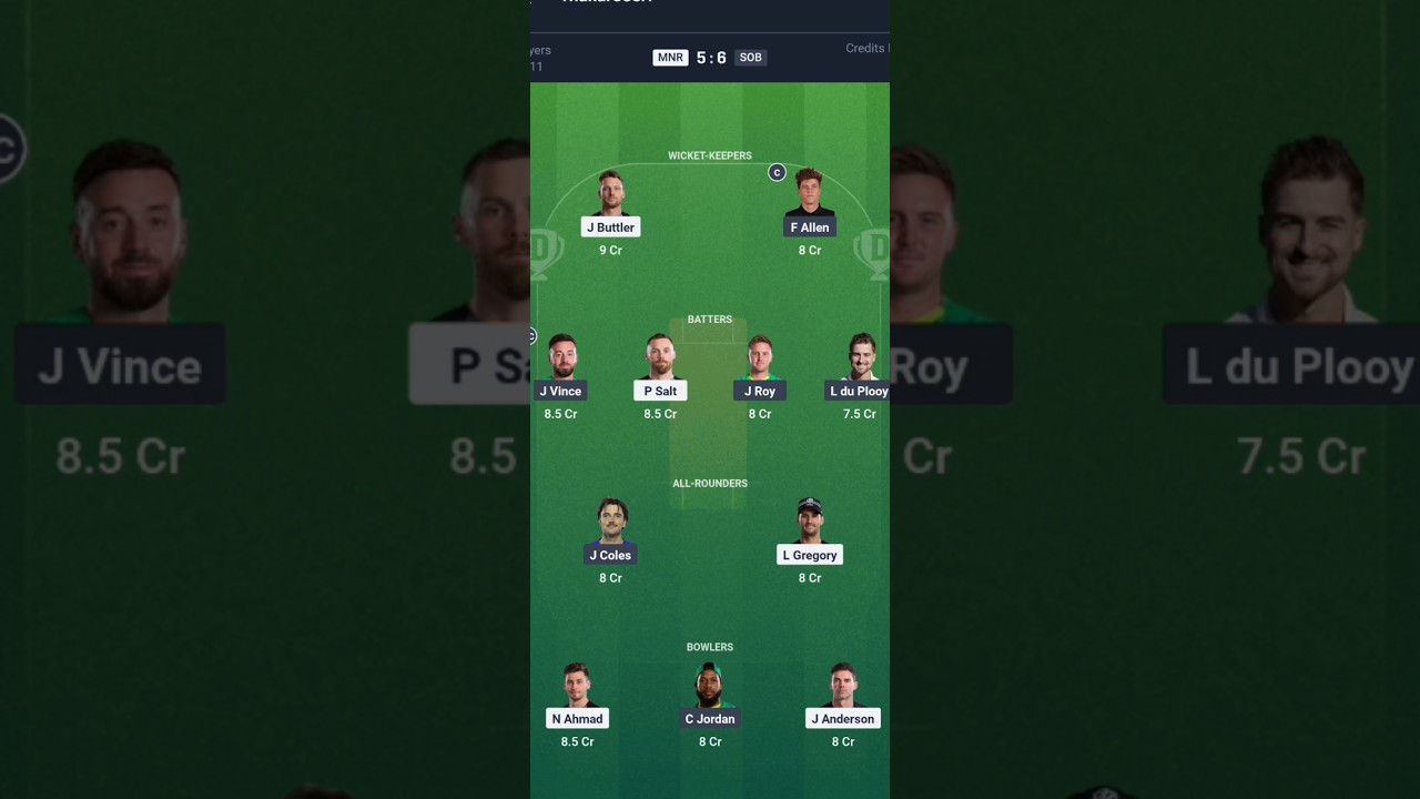 MNR vs SOB dream 11 prediction today match dream team The hundred dream 11 team 