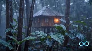 (NO ADS) Listen To The Rain On The Forest | ASMR Rain Sound For Reduce Anxiety And Sleep Deeply