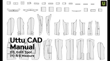 11 측정 Measure | Edit Tool | Uttu CAD Manual with CLOVA Dubbing