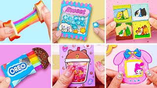 TOP Easy Paper Craft Miniature Food You Can Make at Home, Squishy Sliced Bread | Tiny DIY Craft screenshot 3