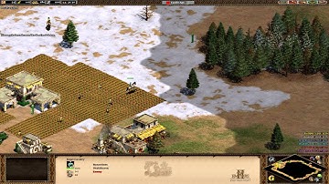 Age of Empires II: HD Edition, Random Map #5 - 3v3 Online, Turks [1/2]