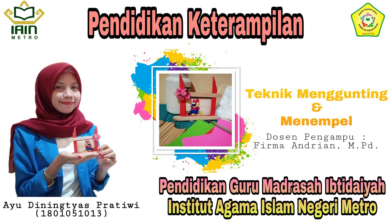 Pendidikan Keterampilan Teknik Menggunting Menempel 