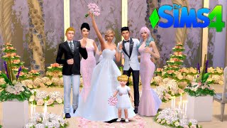Sims Family Titi & Baby Goldie First Wedding Party in TS4