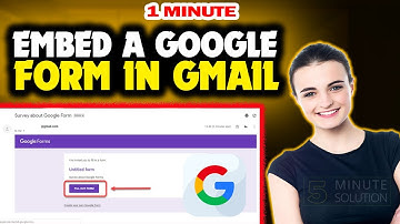 How to embed a google form in gmail 2024 (Quick & Easy)
