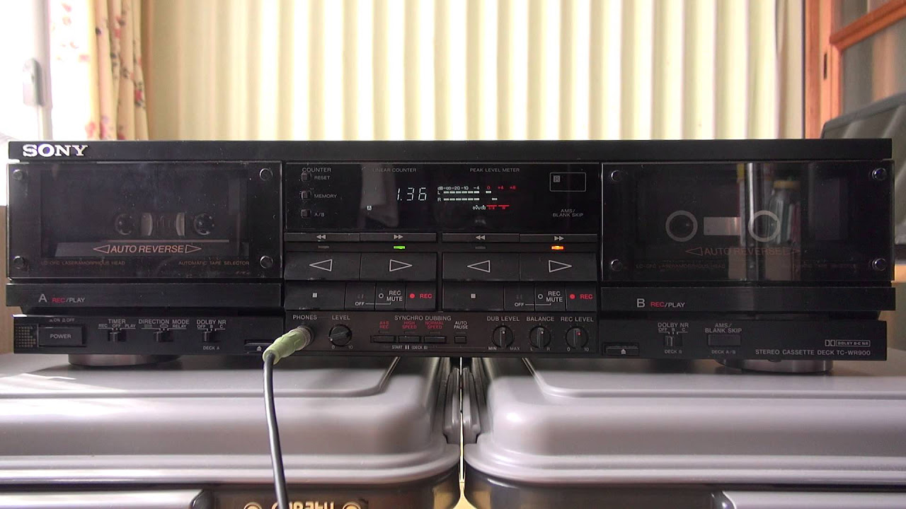 SONY stereo TC-WR900 デュアルカセットデッキ SONY stereo TC-WR900 デュアルカセットデッキ