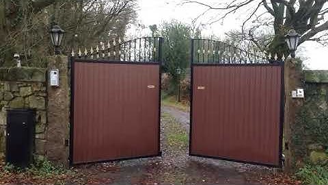 Automatic Swinging Composite Security Gate