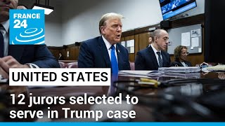 12 jurors selected to serve in Trump hush-money case • FRANCE 24 English