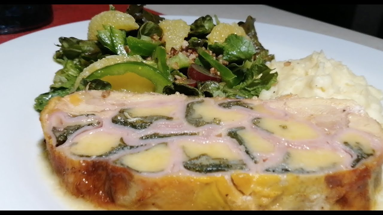 Pollo Deshuesado Relleno ¡Delicioso!