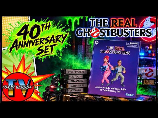Thumbnail for The Real Ghostbusters 40th Anniversary Louis Tully & Janine Melnitz  | 2026 Hasbro Pulse Exclusive