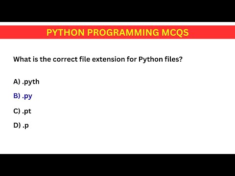 Top 30 Python Programming MCQ Questions and Answers for Beginners