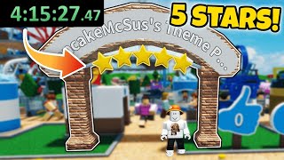 I Speedrun Theme Park Tycoon 2 And Accidentally Broke The Game