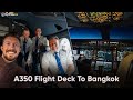 A350 longhaul behind the scenes in the cockpit with sas