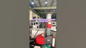Robotic pallet wrapping machine 9361877345 #interopactec #packagingmachine #coimbatore
