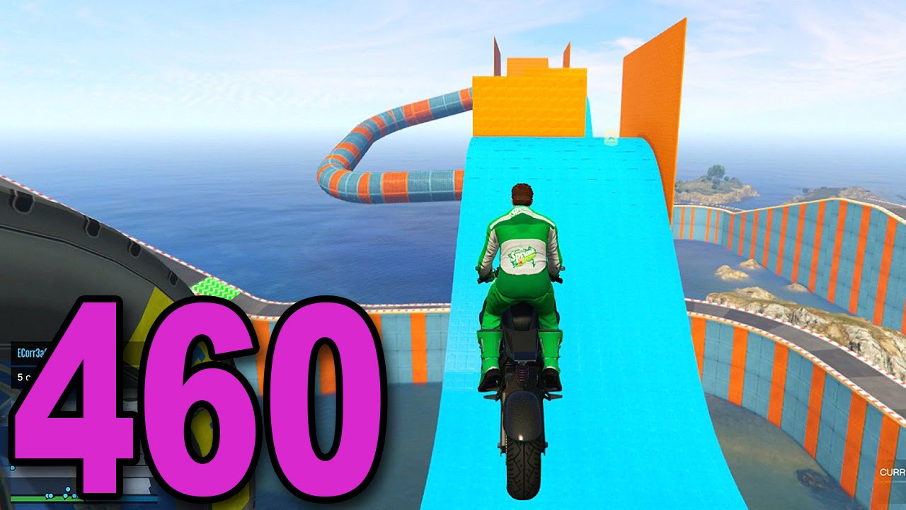 Grand Theft Auto 5 Multiplayer - Part 460 - Epic Motorcycle Races!
