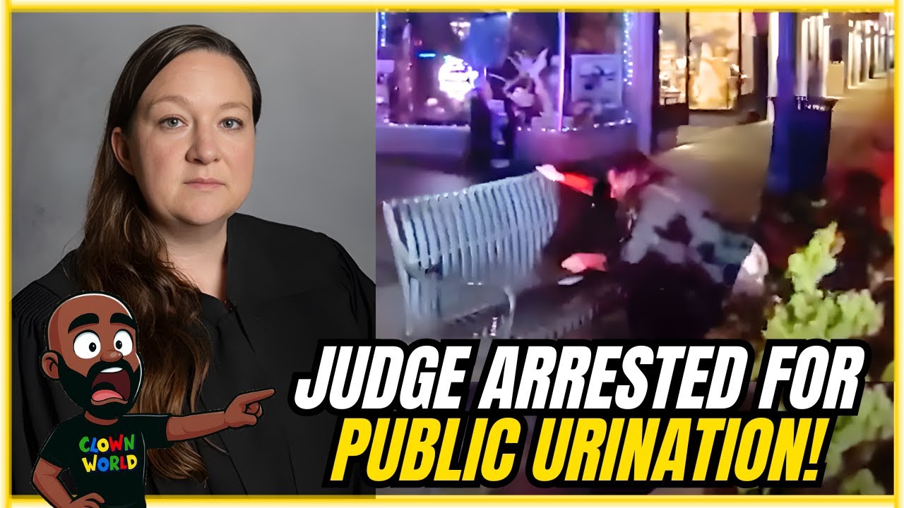 Drunk Judge Caught PEEING IN PUBLIC! - YouTube