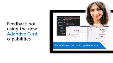 Feedback bot using the new Adaptive Card capabilities
