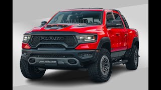 Dodge Ram TRX HELLCAT | 6.2 V8 702PK | FLAME RED | BOM VOL | CARBON | RAMBAR | HUD | LPG | BEAD-LOCK