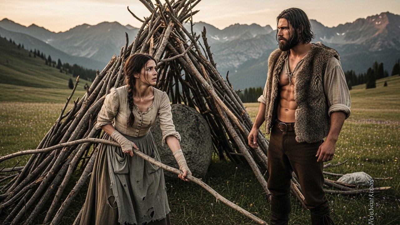 Mountain Man Found Her Building a Shelter in His Meadow—She'd Run So Far, He Made Room for Her
