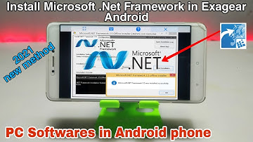 Install Microsoft .Net Framework in Exagear Android | PC Softwares in Android smartphone