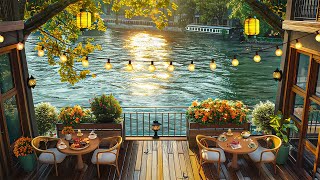 Sweet Summer Jazz🌥️ Relaxing Jazz Instrumental Music & Cozy Coffee Shop Ambience to Work,Study,Focus