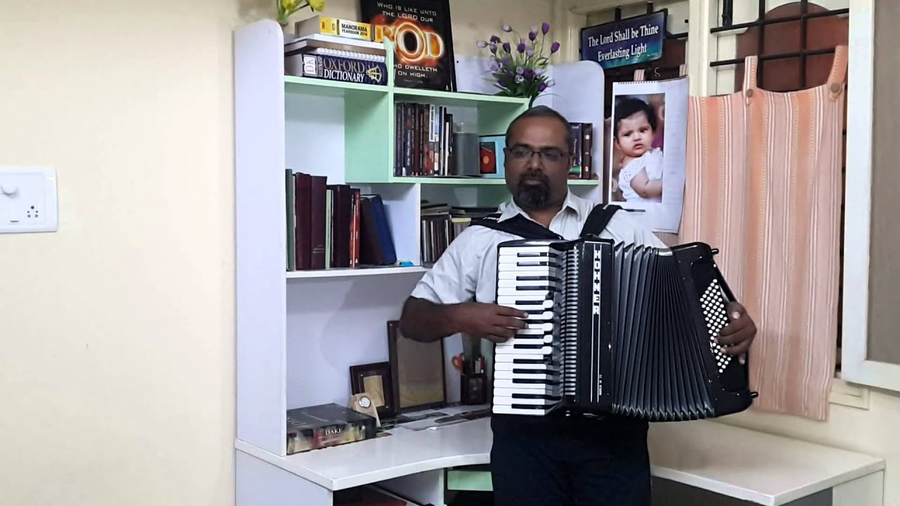 Accordion Malayalam Christian song Yesuvin Namam by Tinku YouTube