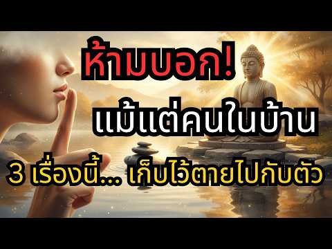 3 เรื่องนี้! อย่าเล่า ให้ครอบครัวฟังเด็ดขาด เพื่อชีวิตที่เจริญรุ่งเรือง