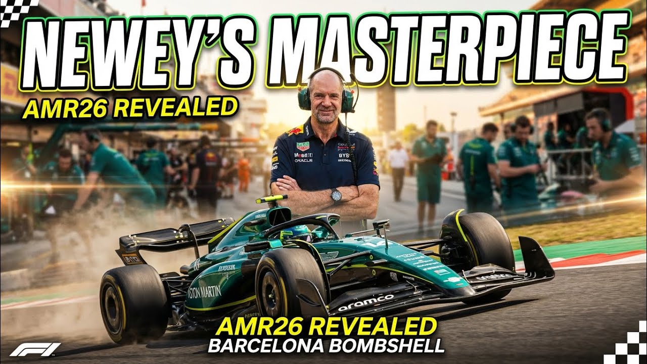 NEWEY'S AMR26 REVEALED! Barcelona Testing SHOCKS F1 World