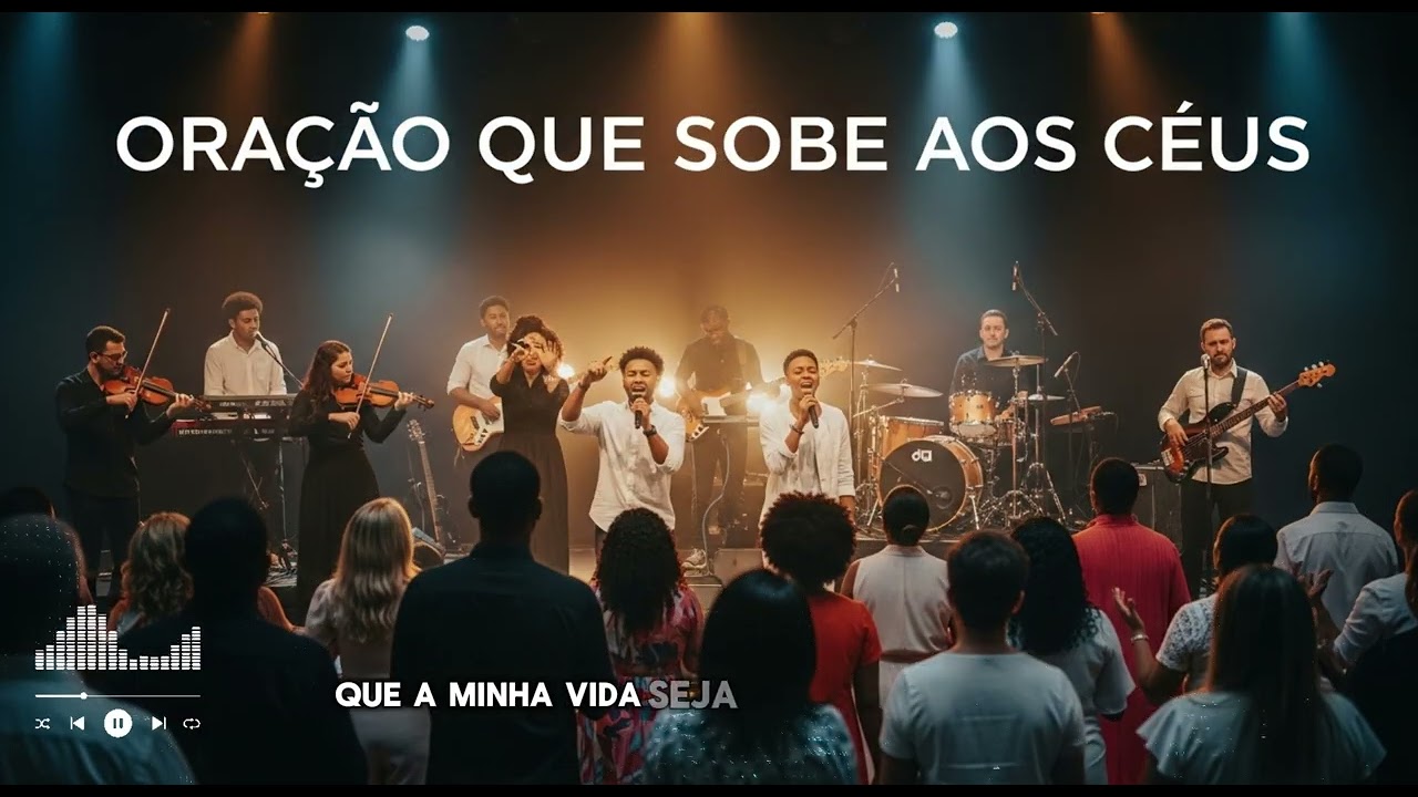 ORAÇÃO CANTADA, ADORE E AGRADEÇA!🔥Oração Que Sobe Aos Céus - LeoIaGospel ✨DignoDeLouvorIA