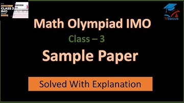 #vbacus imo class 3 sample paper | imo 2022-23 | Math Olympiad