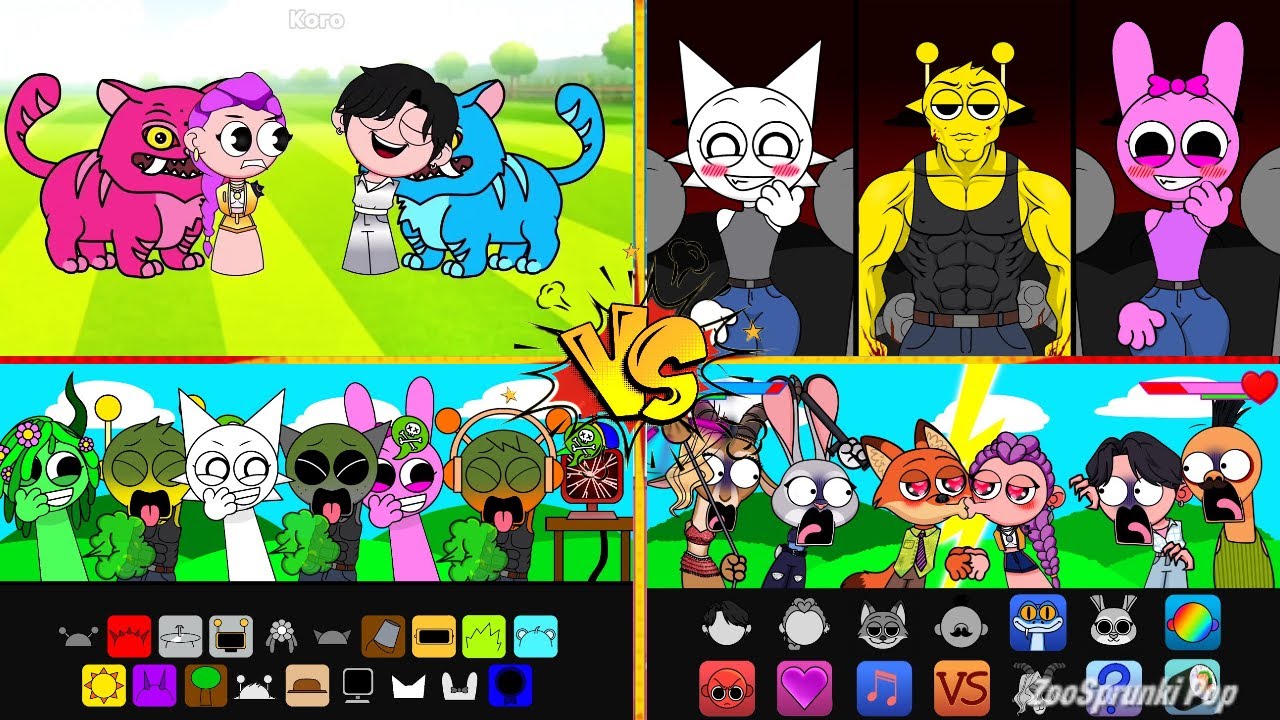 Sprunki Mix SODA POP & K-Pop Demon Hunters Animated Highlights ! Tiles Hop EDM Rush