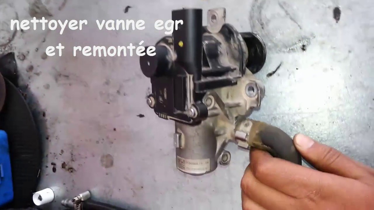 Démontage & remontage vanne EGR 1.5 dci 