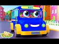 Wheels on the bus blue school bus  more baby songs and kindergartens