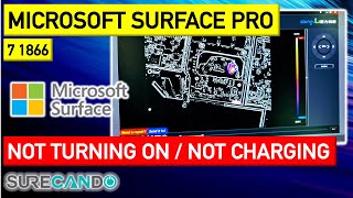 Microsoft Surface Pro 7 Not turning on or charging. Disassembly and inspection. PCH! PVR-00016 1866