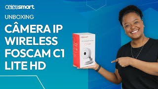UNBOXING | Câmera IP Wireless Foscam C1 Lite HD screenshot 5