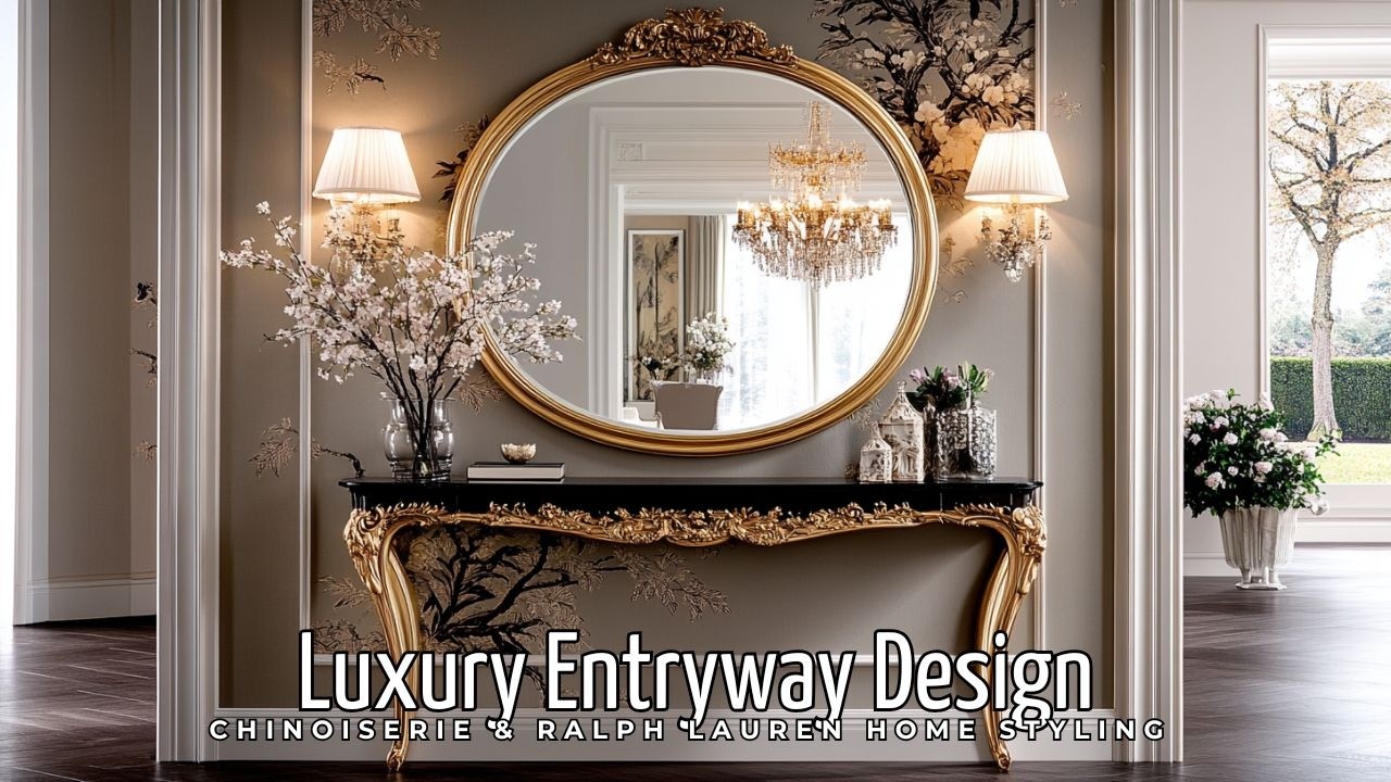 Luxury Entryway Design: Timeless Chinoiserie & Ralph Lauren Home ...