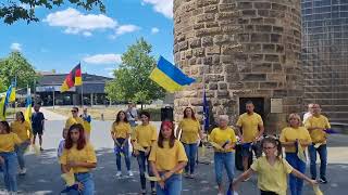 Heilbronn Demo Flashmob Червона Калина