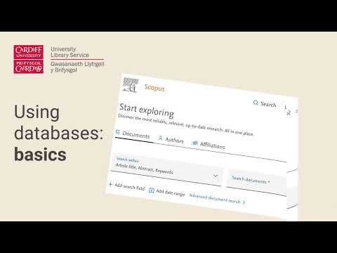 Using Databases Basics 