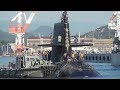 苔に覆われた、そうりゅう型潜水艦入港　Soryu class Submarine　呉地方隊　海上自衛隊　Japan Maritime Self-Defense Force