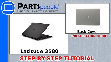 Dell Latitude 3580 (P79G002) Back Cover How-To Video Tutorial