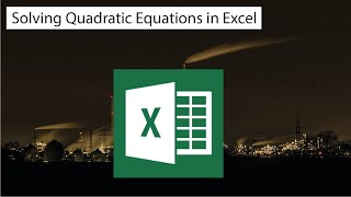 Full Solving Quadratic Equations in Excel Update