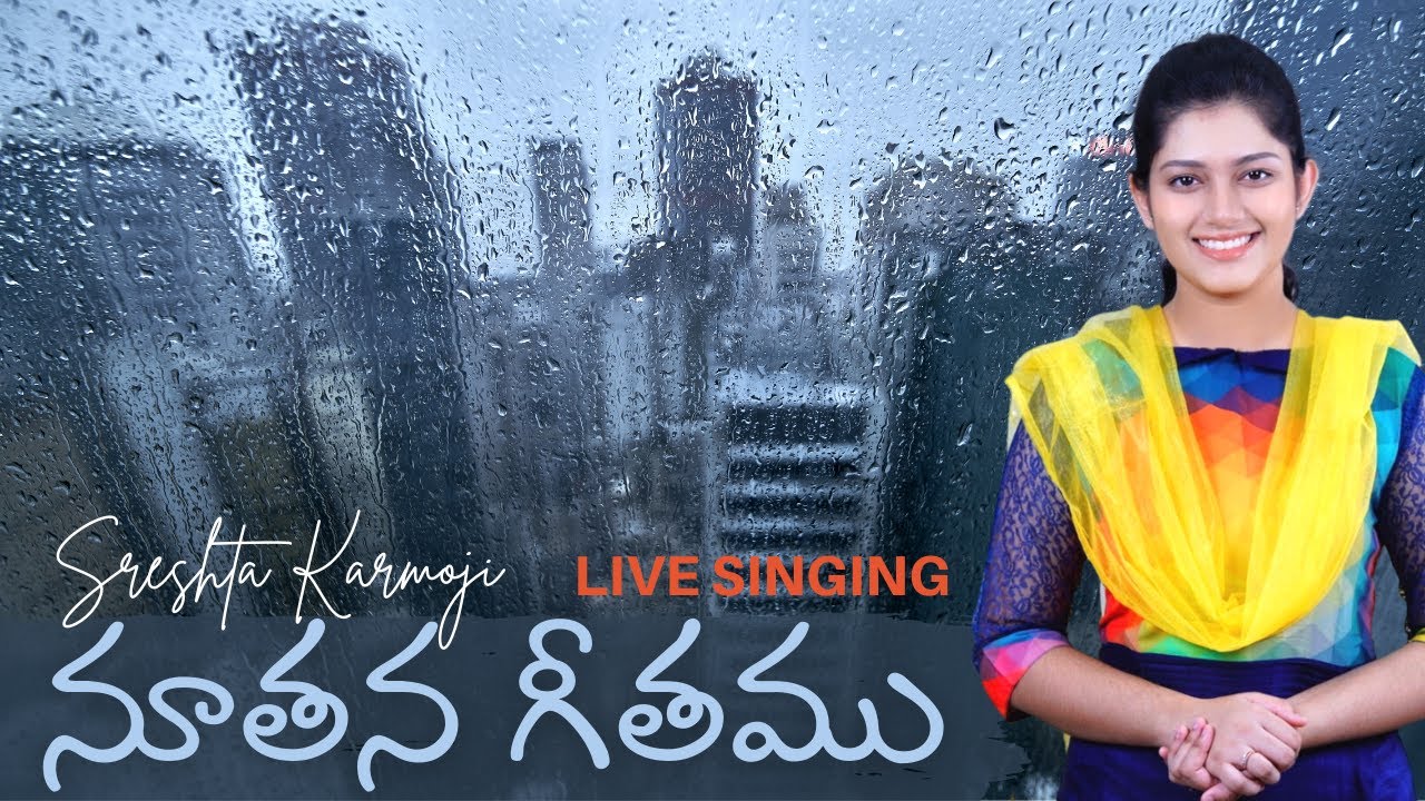 Nuthana geetham     LIVE SINGING  Sreshta Karmoji