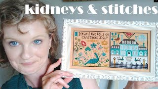 July Flosstube Update:  New Projects, Stitches, and Body Parts Lindy Stitches