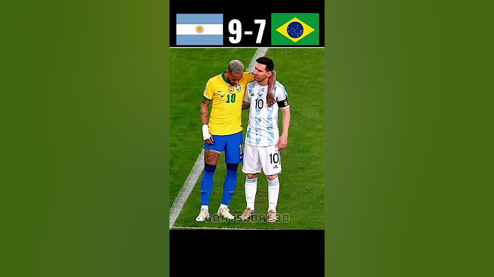 The day Messi destroyed Neymar | Argentina Vs Brazil | penalty shootout drama #shorts #football
