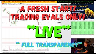 *LIVE* TRADING - A FRESH START - APEX TRADER FUNDING