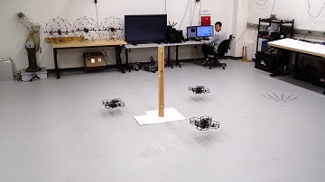 Formation Flight of Three QDrones Quadrotor UAVs Carried Out at NAVL_2018-04-05